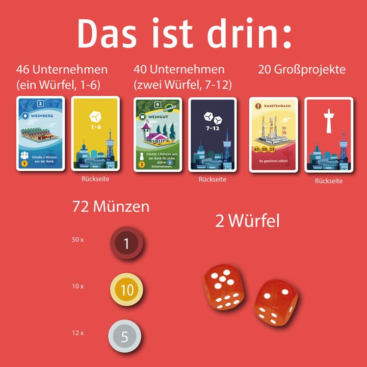 Produktbild Kosmos Machi Koro - Die neue Stadt (Deutsch)