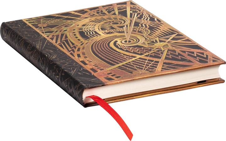 Actual product image Paperblanks Notebook The Chanin Spiral 13 x 18 cm, blank (13 x 18 cm, Plain, Hardcover)