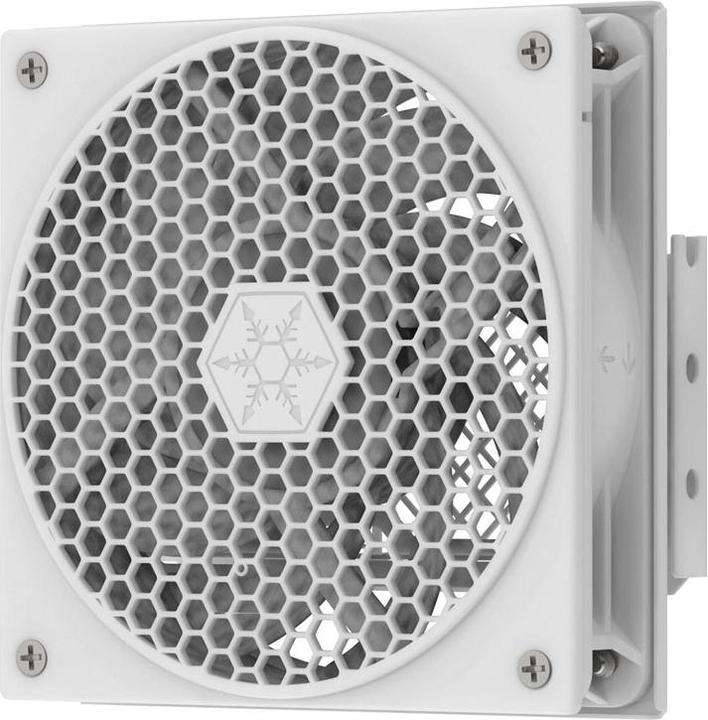 Immagine prodotto Silverstone SST-FDP02W - Staffa adattatore per ventola di raffreddamento esterna, inclusa ventola da 120 mm (127 mm, 1 x)