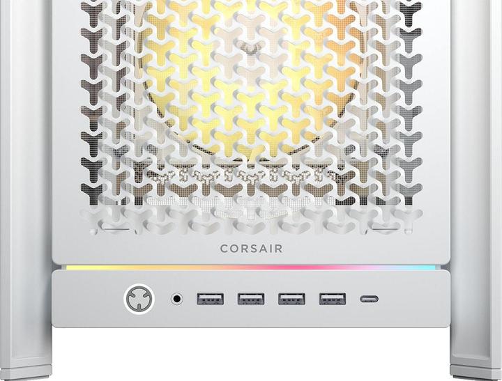 Actual product image Corsair PC-Gehäuse 5000D RS ARGB Weiss, Unterstützte (E-ATX, Mini-ITX, ATX, mATX)