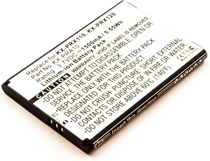 Actual product image AGI 14015 - Battery - Panasonic - KX-PRA10 - Black - Lithium-Ion (Li-Ion) - 1750 mAh