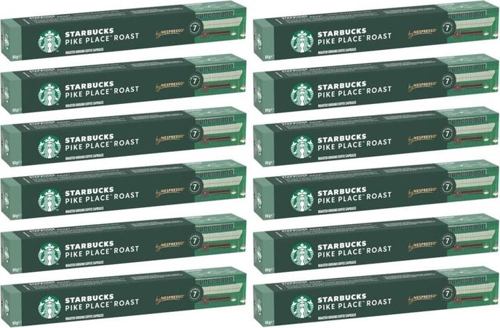 Immagine prodotto Starbucks Capsule di caffè Pike Place Roast 12 x 10 pezzi (10 x Porta.)