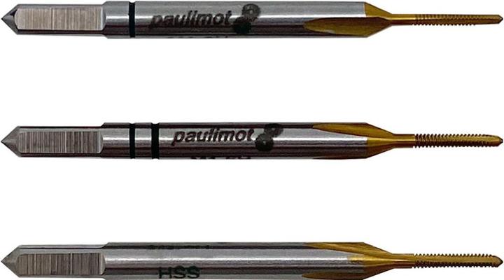 Image du produit Paulimot Hand-Gewindebohrer-Satz 3-teilig M1,2 x 0,25