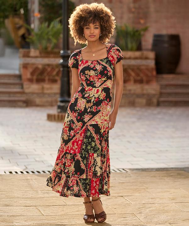 Produktbild Joe Browns Flowy Patchwork Maxi Dress (40)