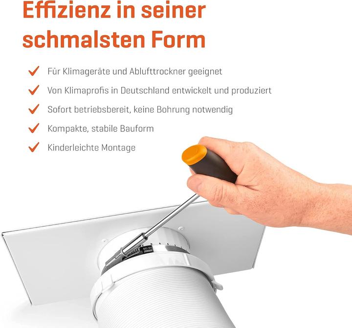 Actual product image Climia Fensteradapter für mobile Klimageräte