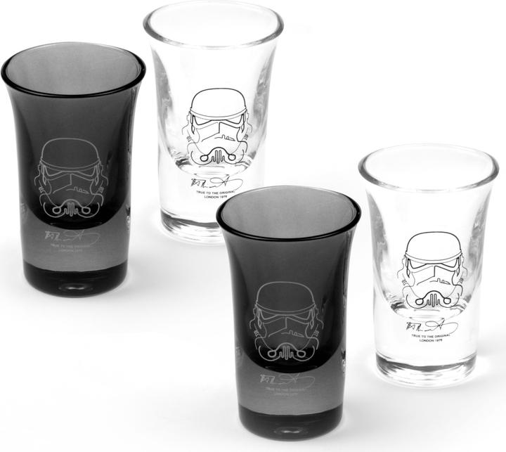 Actual product image Original Stormtrooper Shot Gläser (4er Set) (0.30 dl, 4 x, Shot glass)