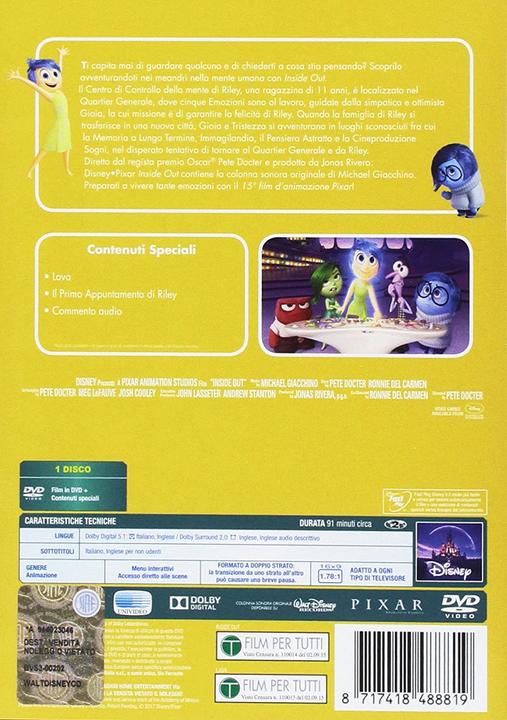 Produktbild Inside Out (DVD, 2015, Englisch, Italienisch)