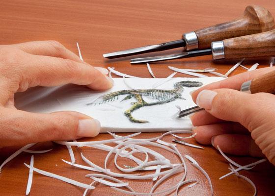 Produktbild Carving Colors Modell "Dino"