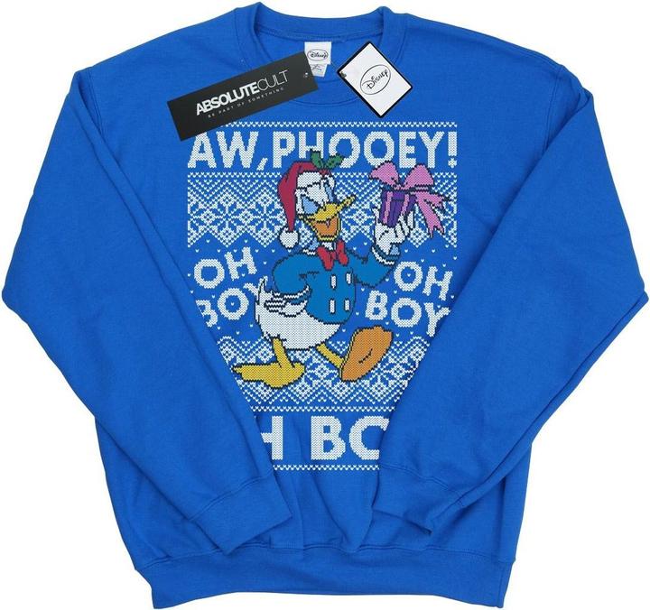 Immagine prodotto Disney Donald Duck Christmas Fair Isle Felpa Ragazze (128)