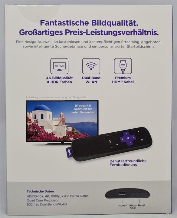 Actual product image Roku Express 4K