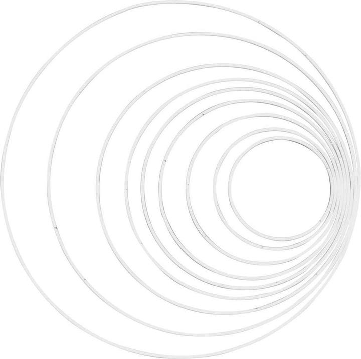 Image du produit Glorex Anneau métallique 40 cm 1 pièce, Blanc