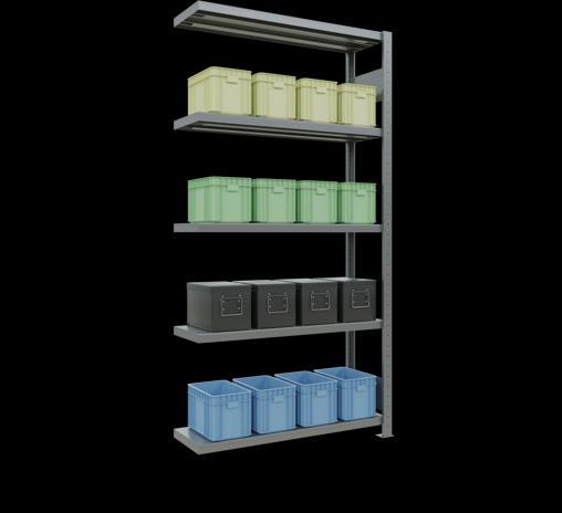 Image du produit Schulte Lagertechnik Système enfichable Élément suivant MULTIplus250 avec traverse de longueur