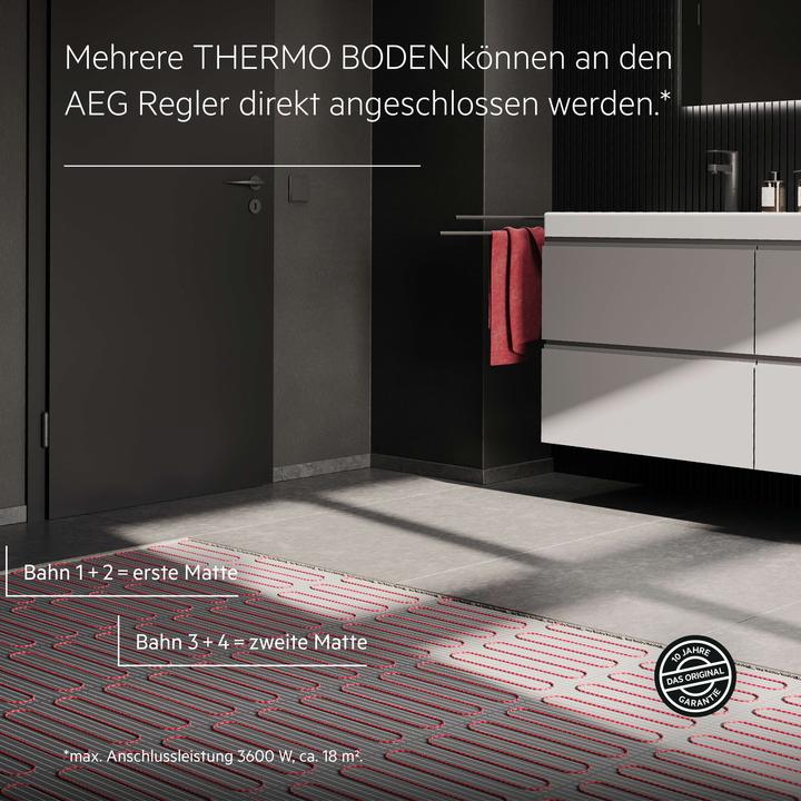 Actual product image AEG Haustechnik Comfort Turbo Thermo Floor TBS TC 200/2.5 Set Plus, electr. underfloor heating complete set 2.5 m²