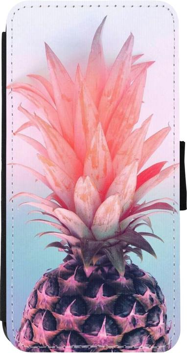 Actual product image PhoneLook Coque Wallet noir Purple Pink Pineapple (Apple iPhone 11)
