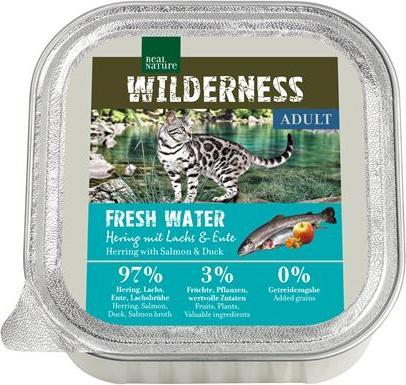Produktbild Real Nature Adult Fresh Water Hering mit Lachs und Ente (Adult, 100 g)