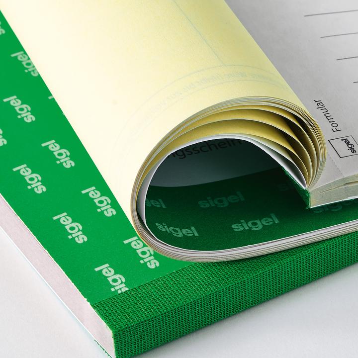 Actual product image Sigel Short message form Paper format: 1/3 DIN A4 landscape Carbonless: Yes (40 x)