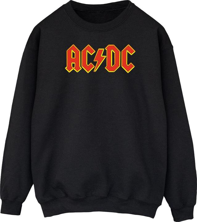 Immagine prodotto AC/DC Felpa uomo in cotone con logo rosso (S)