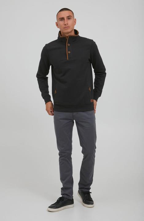 Image du produit Blend Achlias Pull Sweat Homme Avec Col Debout Boutones Et Poches (XL)