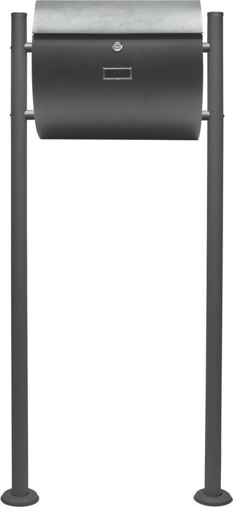 Immagine prodotto Wiltec Set di cassette postali con supporto per cassetta delle lettere V17 Cassetta per lettere singola
