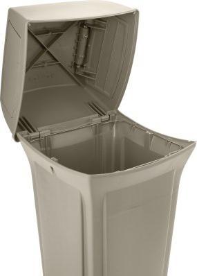 Actual product image Rubbermaid Waste container (PE), fire retardant (170 l)