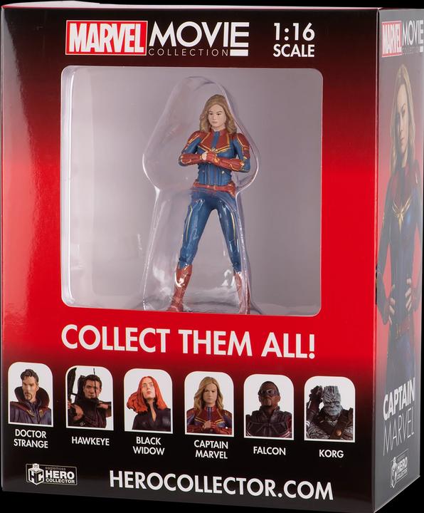 Produktbild Thumbs Up ThumbsUp! Actionfigur Captain Marvel 1:16 blau/rot