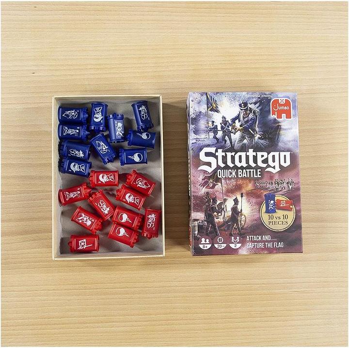 Actual product image Jumbo Stratego Quick Battle (German, French, Dutch, Italian, Portuguese, English)