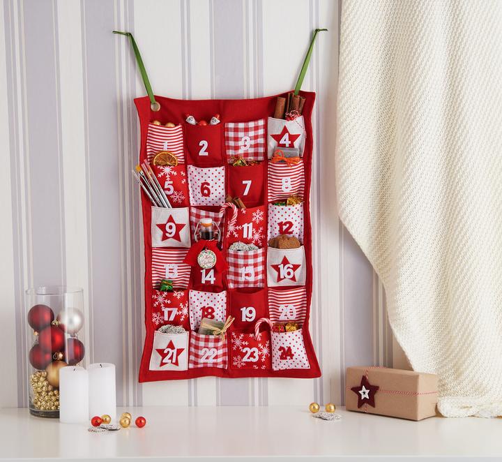 Produktbild VBS Adventskalender "Bigge", Stoff, 63 cm x 40 cm