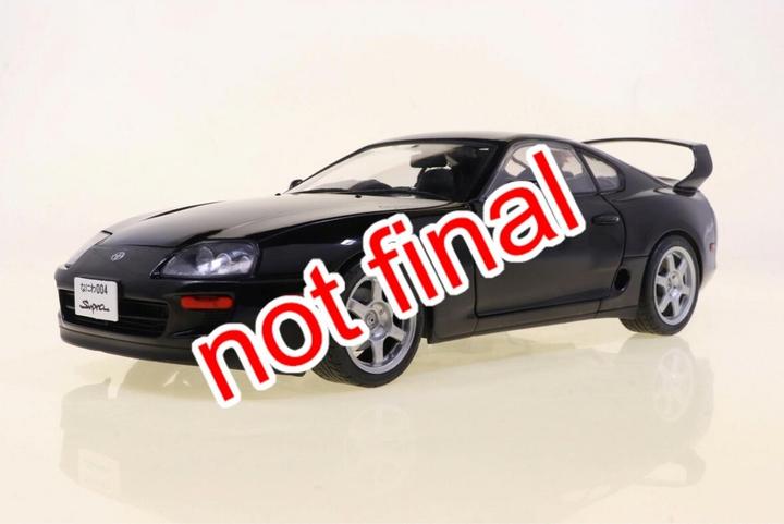 Produktbild Solido 1:18 Toyota Supra MK4 (A80) schwarz