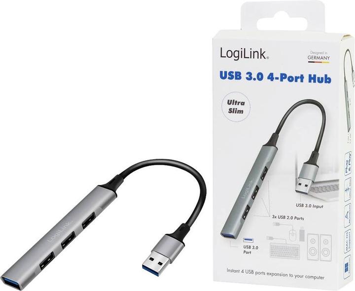 Produktbild LogiLink UA0391 (USB-A, 4 Ports)