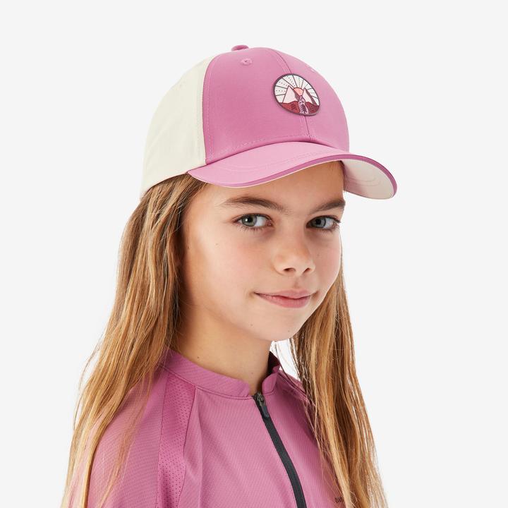 Actual product image Quechua Schirmmütze MH100 Kinder Grösse 122–170 rosa/beige