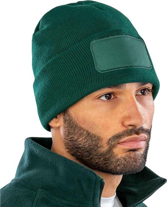 Actual product image Result Printers Double Knit Recycled Beanie