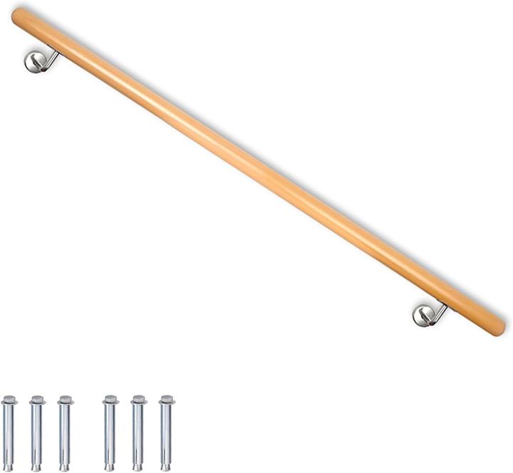Produktbild Lagento Holzhandlauf für Treppengeländer (Buchenholz)