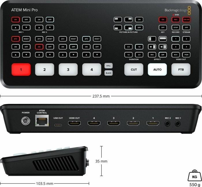 Image du produit Blackmagic ATEM Mini Pro