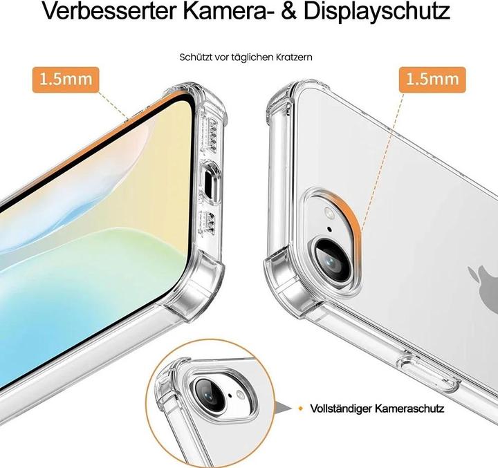 Actual product image RPD iPhone 16e - Airpillow transparent (Apple iPhone 16e)