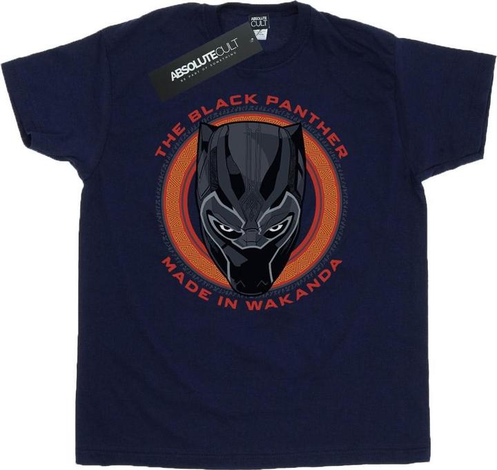 Black Panther Made in Wakanda Rotes TShirt