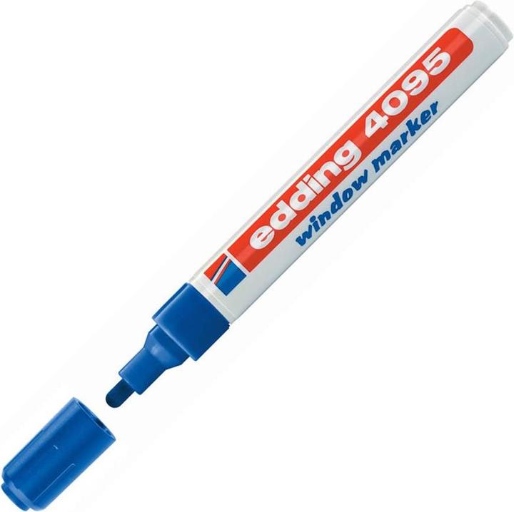 Immagine prodotto Edding Marcatore per finestre 4095 (Blu, 3 mm, 10 x)
