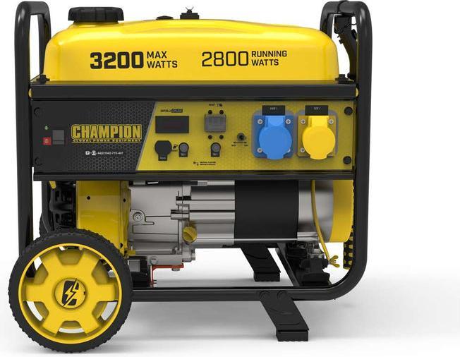 Actual product image Champion Power Equipment 3200 Watt petrol generator (2800 W, 17 l)