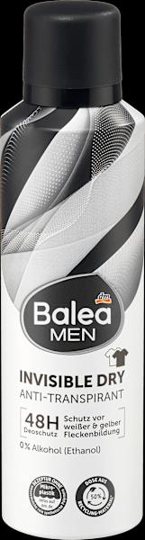 Image du produit dm Balea MEN Déodorant antitranspirant en spray Invisible Dry (Spray)