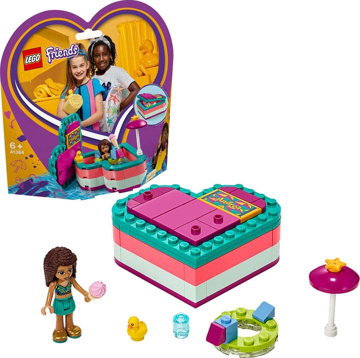 Produktbild LEGO Andreas sommerliche Herzbox (41384, LEGO Friends)