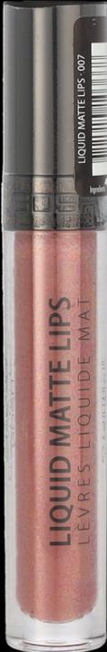 Actual product image Gosh Liquid Matte Lips 007 Nougat Crisp 4ml (007 Nougat Crisp)