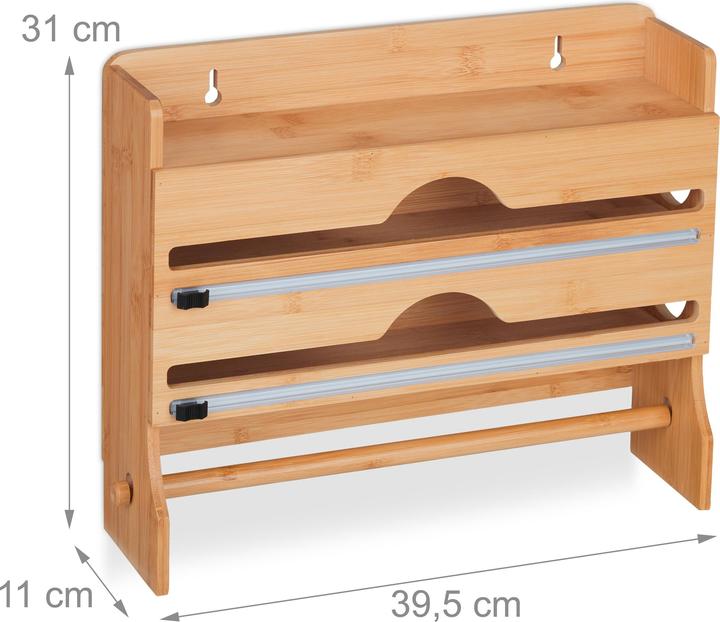 Image du produit Relaxdays Porte-rouleau mural