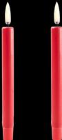 Productafbeelding Piffany Copenhagen Uyuni - LED mini taper kaars 2-pack - Rood, Glad - 1,3x13,8 cm (UL-TA-RE01312-2) (2 x)