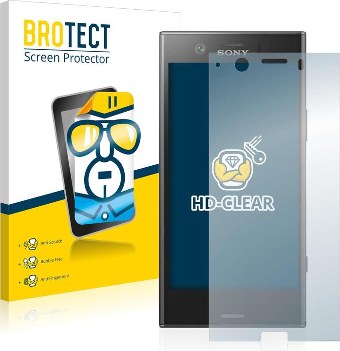 Productafbeelding BROTECT Schermbeschermer Clear (2 Stuk, Sony Xperia XZ1 Compact)
