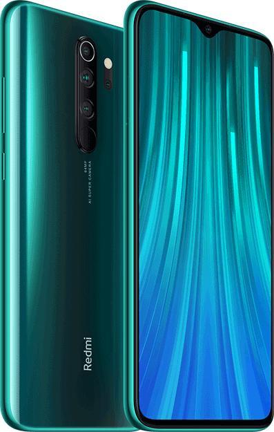 Produktbild Xiaomi Redmi Note 8 Pro (64 GB, Forest Green, 6.53", Hybrid Dual SIM, 64 Mpx, 4G)