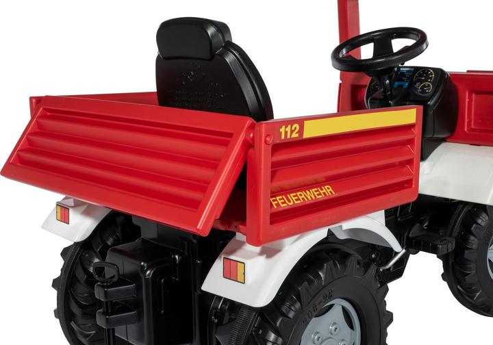 Produktbild Rolly Toys Fire Unimog Feuerwehr Edition 2020 mit Anhänger Tretauto 3 Ã 8 Jahre