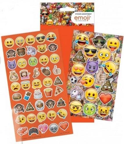 Produktbild Emoji Sortierte Designs Blatt mit Stickern 2erPack Folie Papier