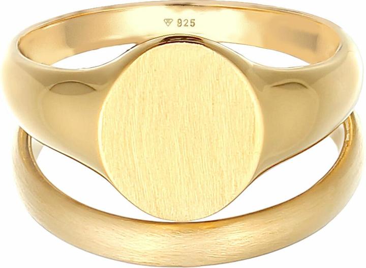 Produktbild Kuzzoi Bandring, Ring Set, Siegelring (66, 925 Silber)