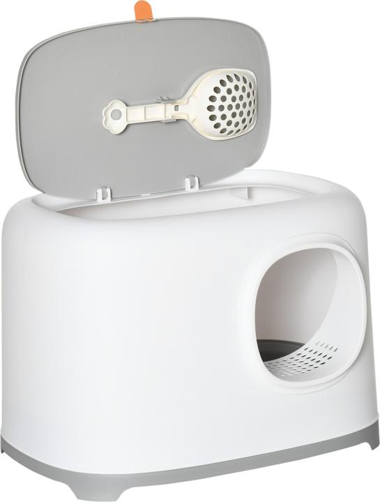 Immagine prodotto PawHut Lettiera per gatti dal design compatto (Lettiera per gatti chiusa)
