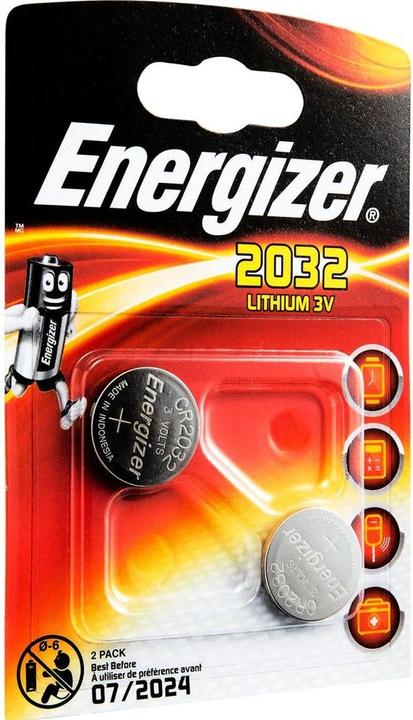 Actual product image Energizer CR2032 Lithium (2 pcs., CR2032, 235 mAh)