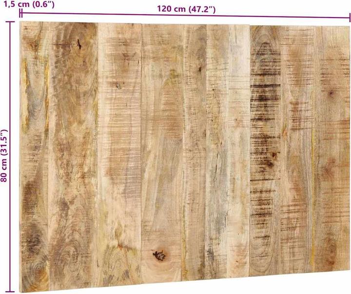 Productafbeelding VidaXL Mario (120 x 1,5 x 80 cm)